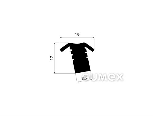 GUMMIPROFILE T-FORM - EPDM